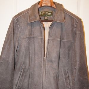 Eddie Bauer Distressed Leather Jacket